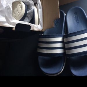 Adidas Adilette Navy/White BNIB-unisex